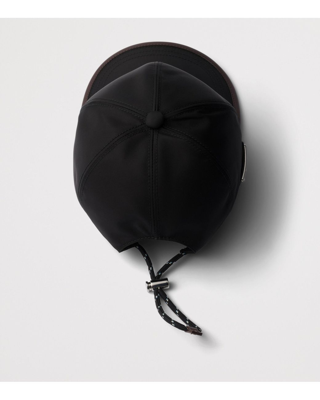 Prada Black Re-Nylon Speedrock Baseball Cap for men
