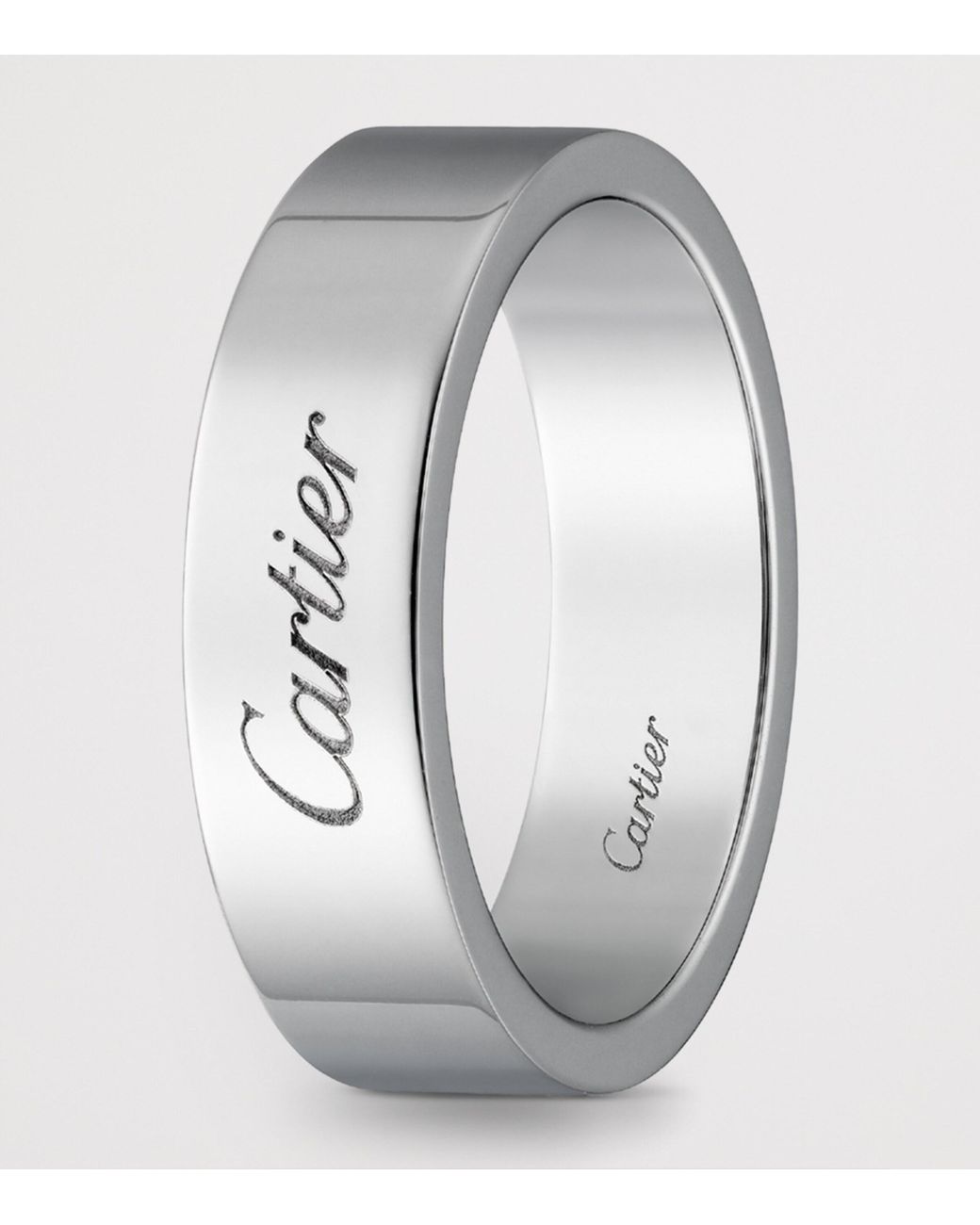 Cartier White Platinum C De Wedding Band