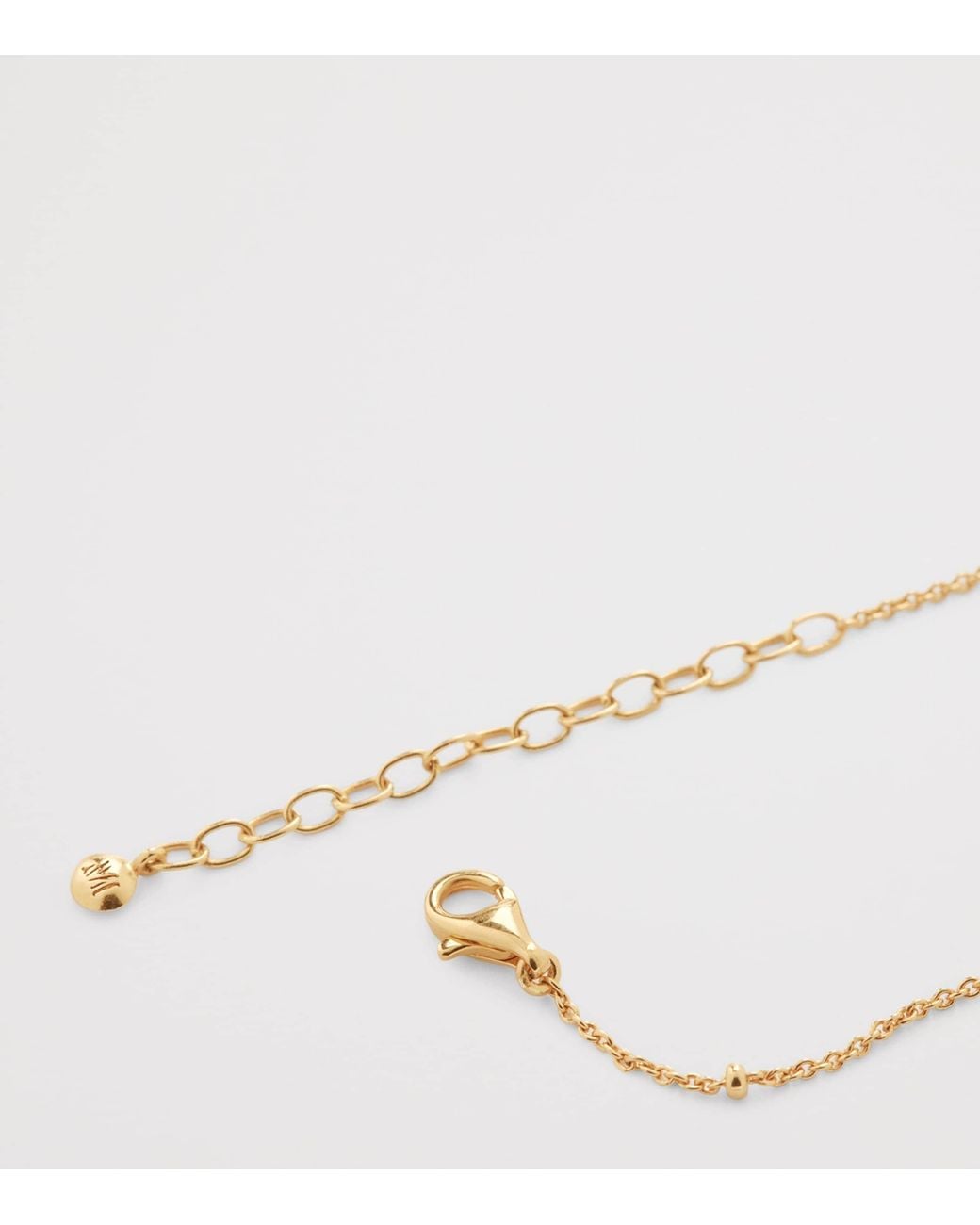 Monica Vinader Metallic Vermeil Beaded Chain Bracelet