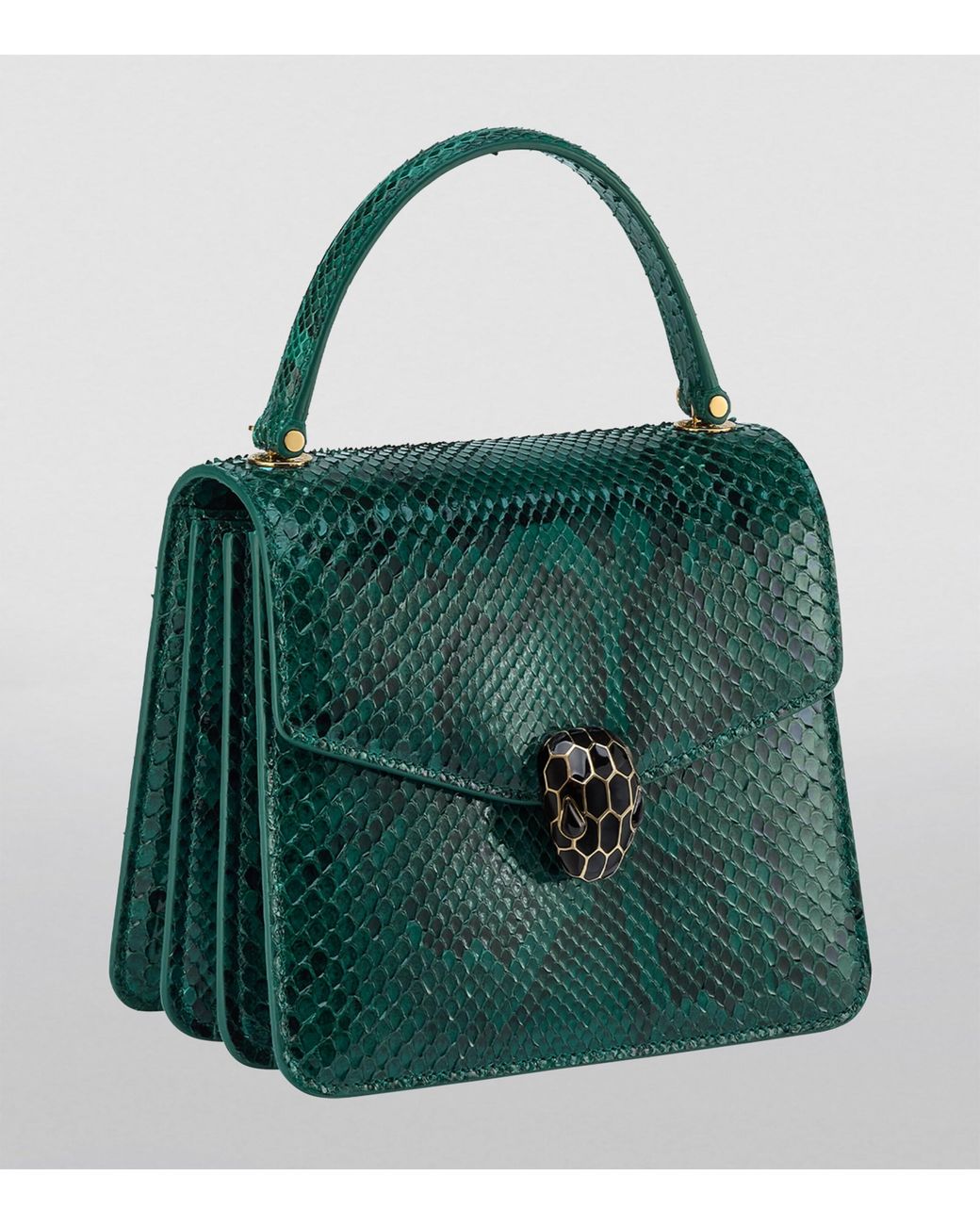 BVLGARI Green Serpenti Forever Top-Handle Bag