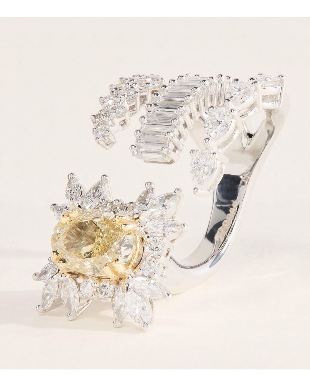 YEPREM Natural And Diamond Reign Supreme Ring