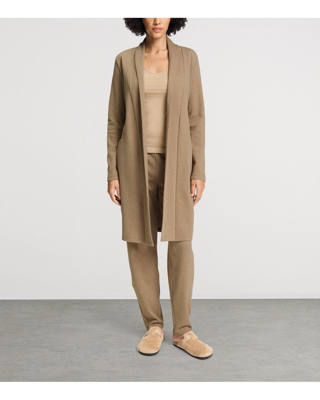 Hanro Natural Cotton-Blend Robe