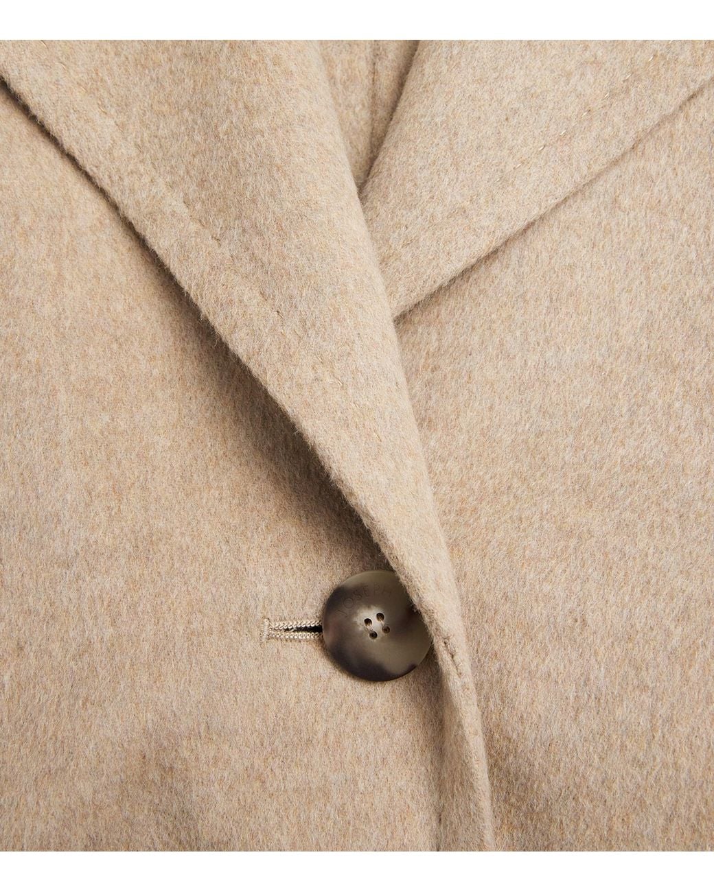 Joseph Natural Wool-Cashmere Spencer Coat