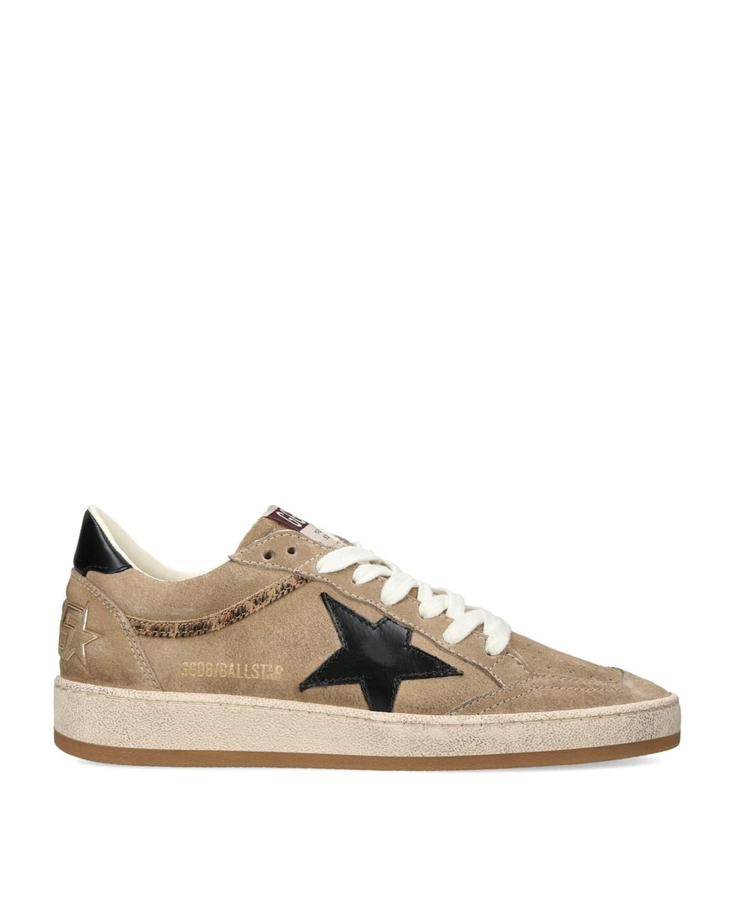 Golden Goose Deluxe Brand Brown Suede Ball Star Sneakers