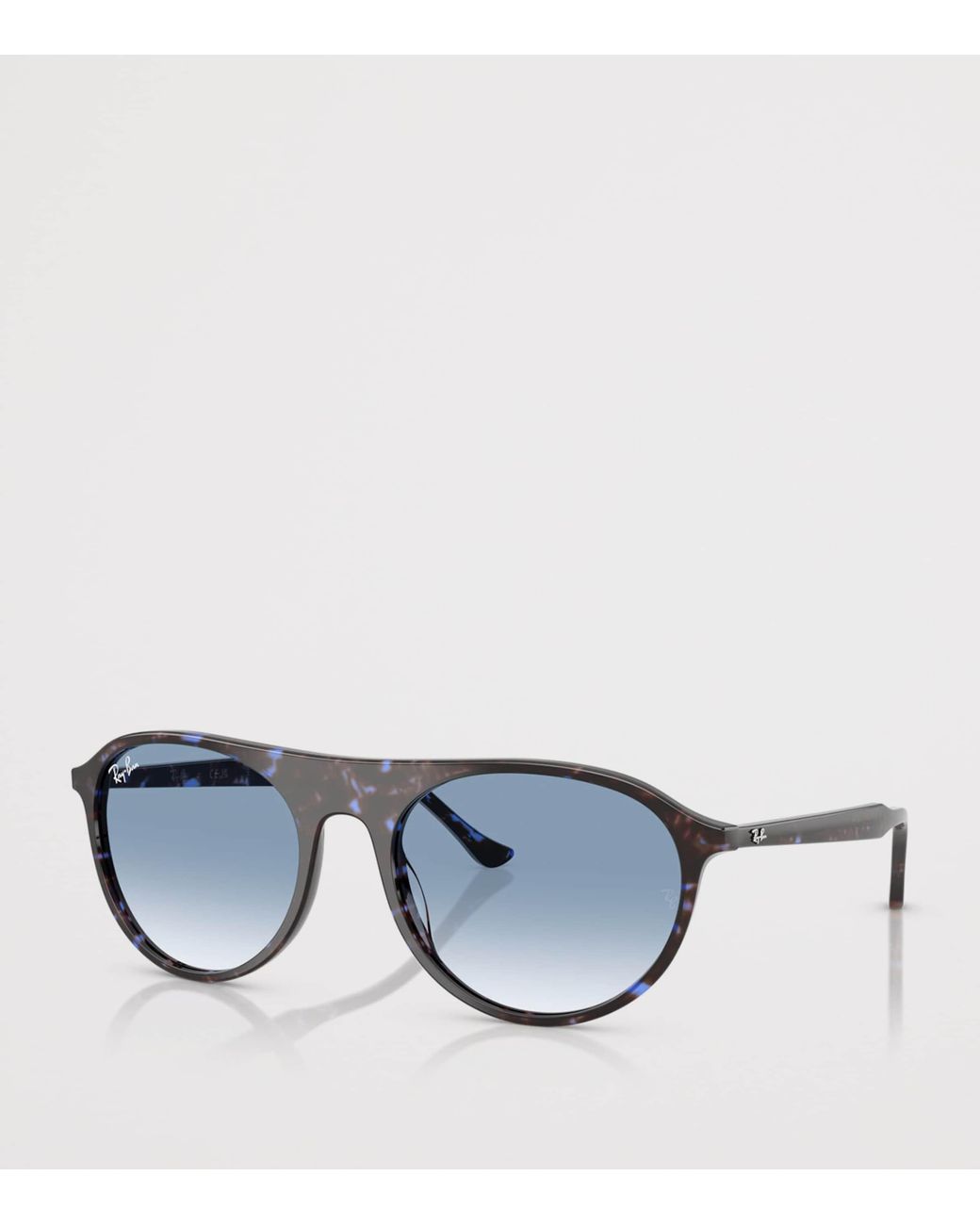Ray-Ban Blue Rb2215 Rounded Square Sunglasses