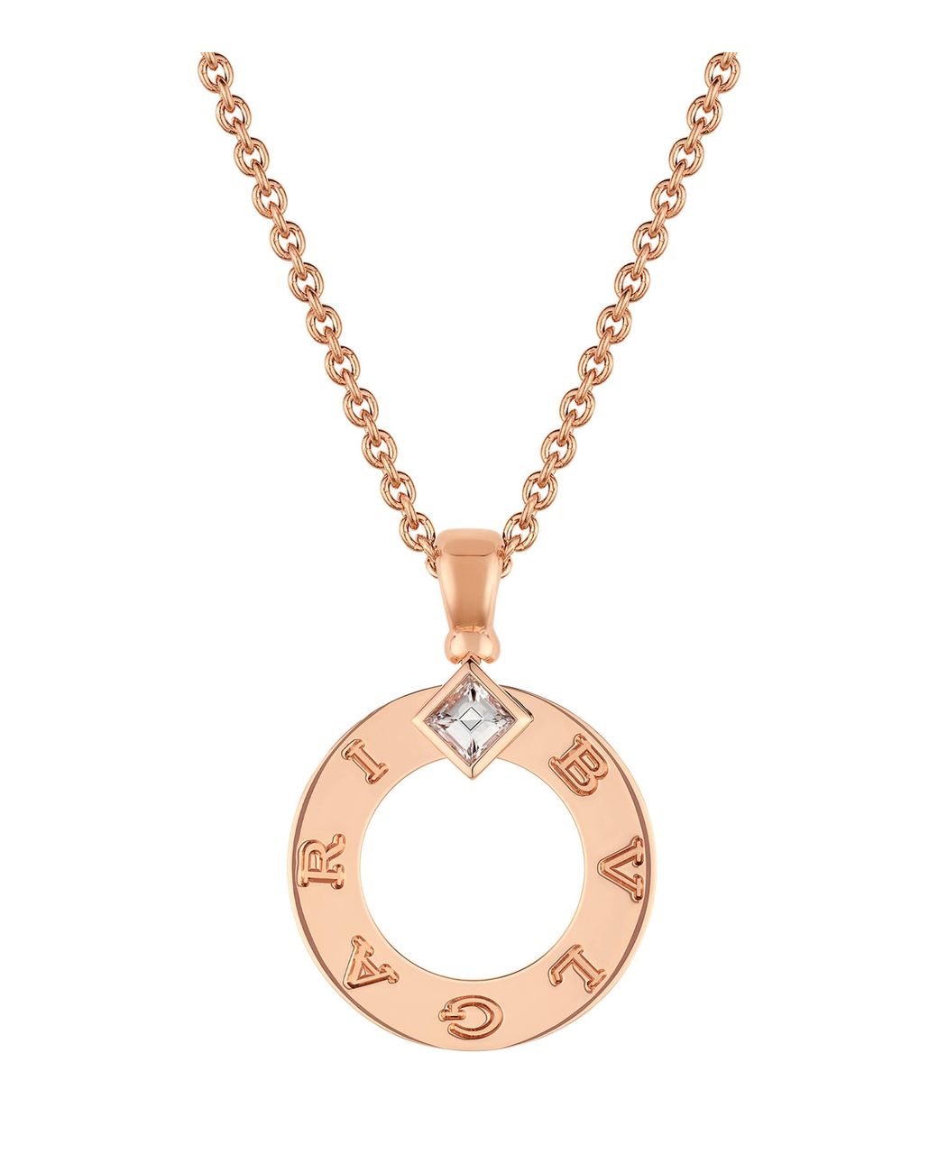 BVLGARI Metallic And Diamond Necklace