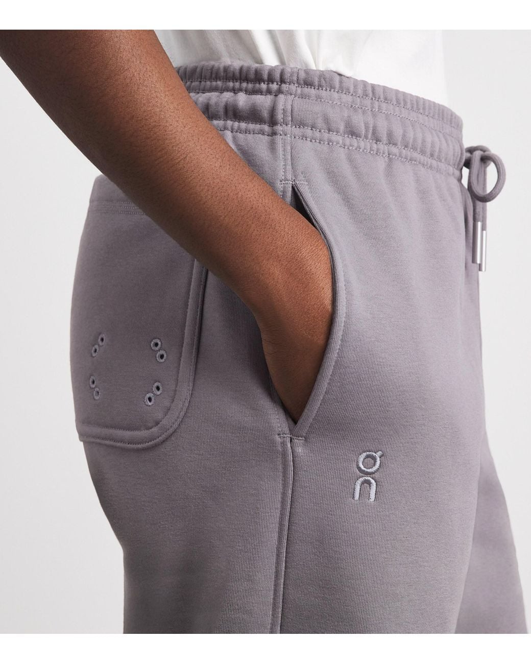 On Shoes Gray Cott-Blend Club Collective Sweatpants