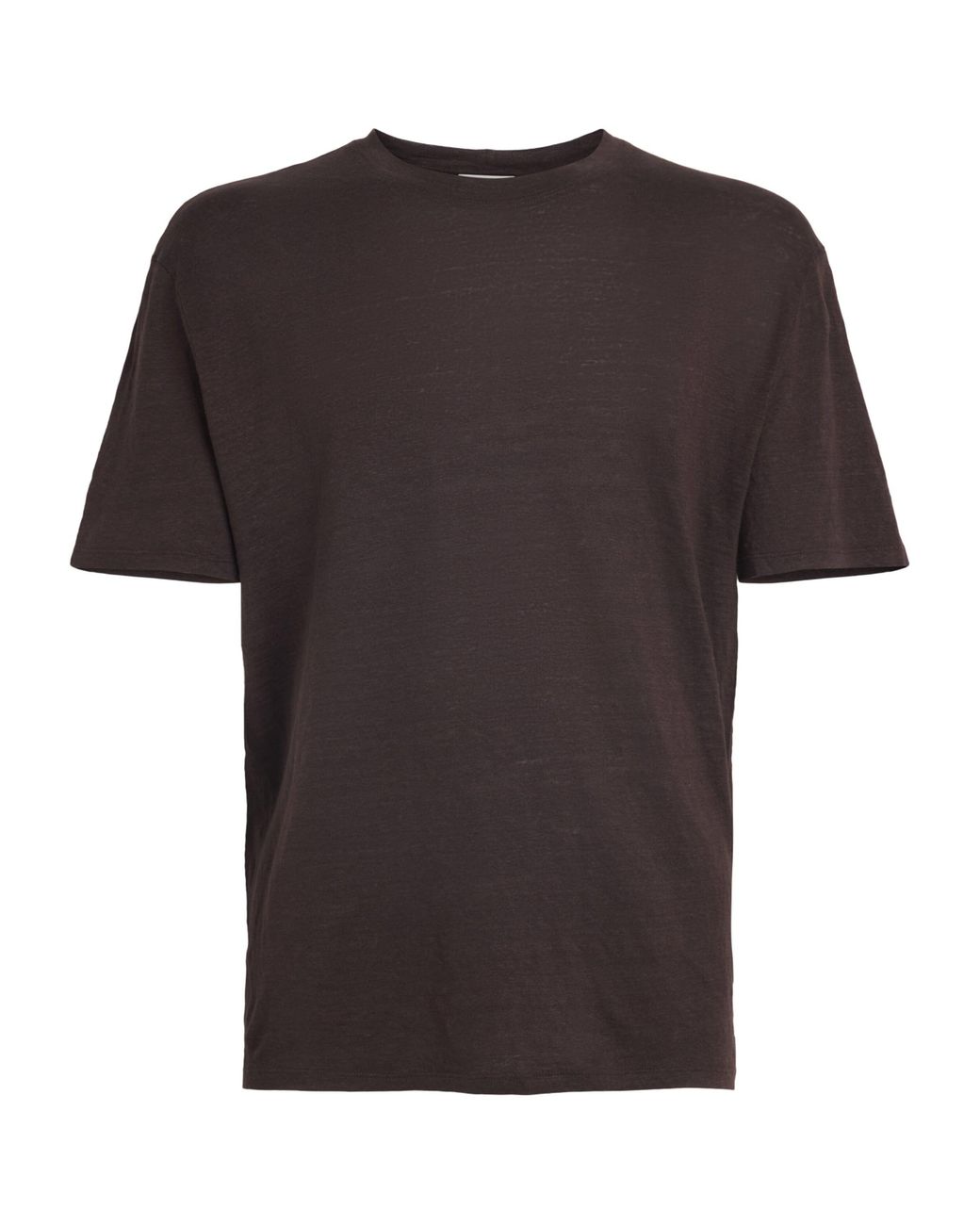 Sandro Black Linen T-Shirt for men