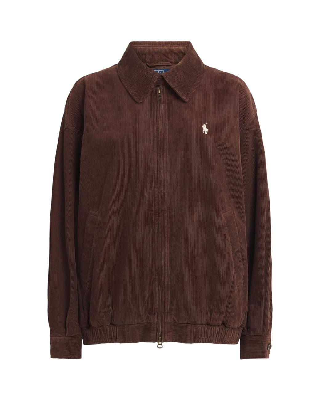 Polo Ralph Lauren Brown Corduroy Bomber Jacket