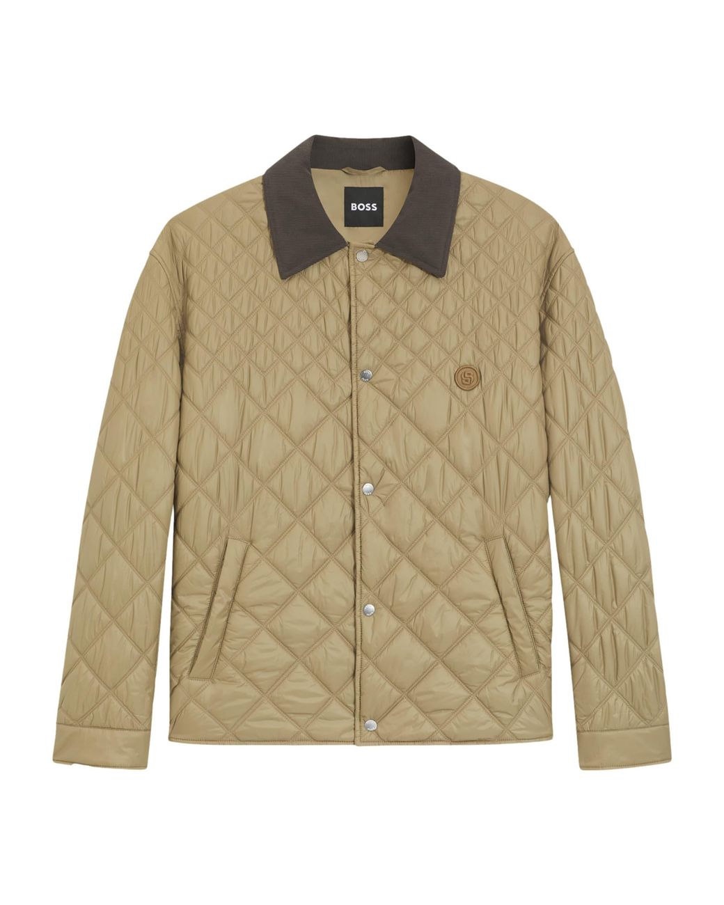 Boss Green Water-Repellent Quilted Field Jacket for men
