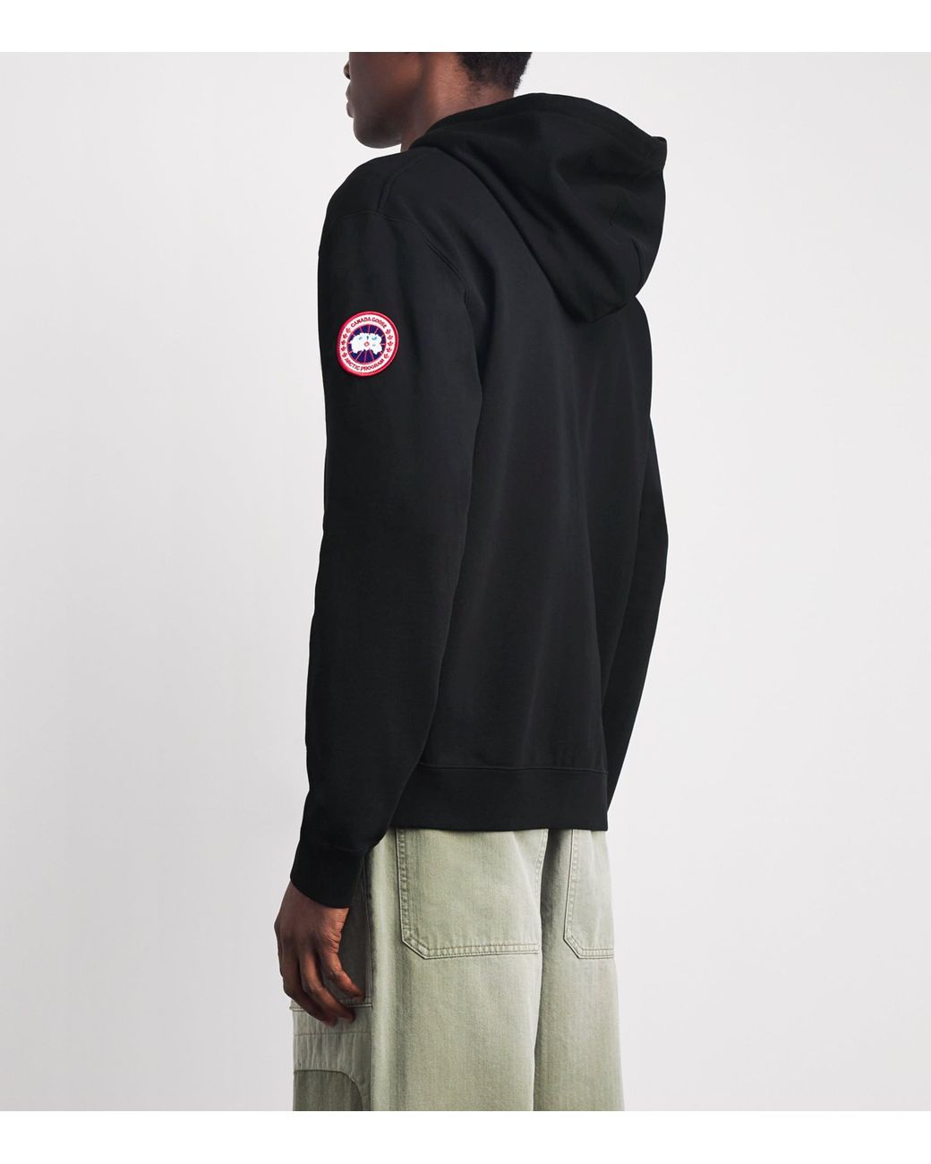Canada Goose Black Organic Cotton Loon Hoodie for men