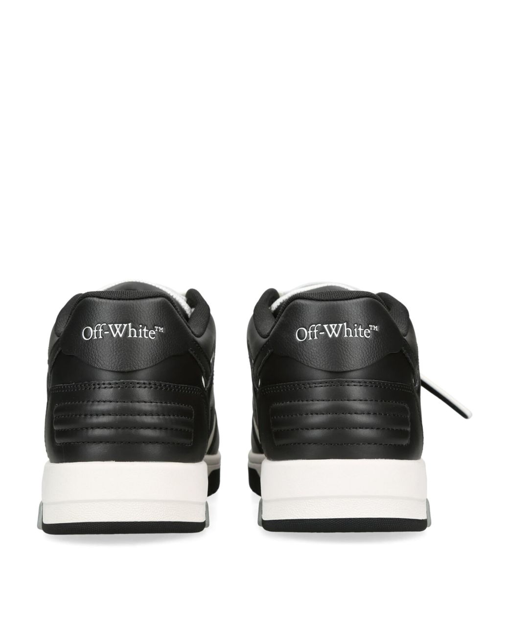 Off-White c/o Virgil Abloh Black Leather Out Of Office Sneakers for men