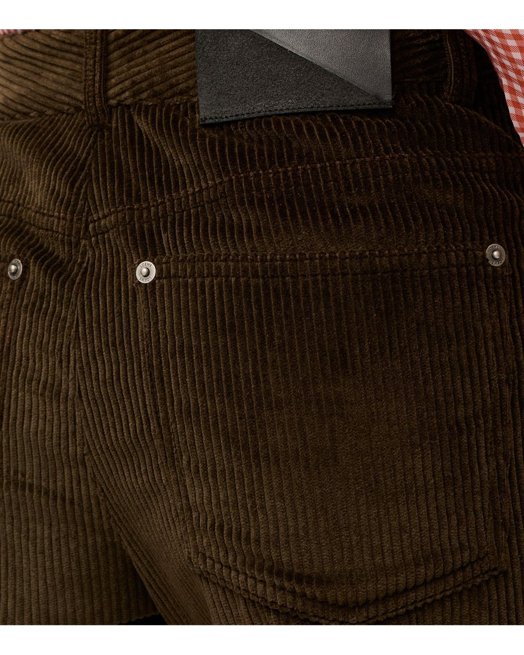 Loewe Brown Corduroy Straight-Leg Trousers