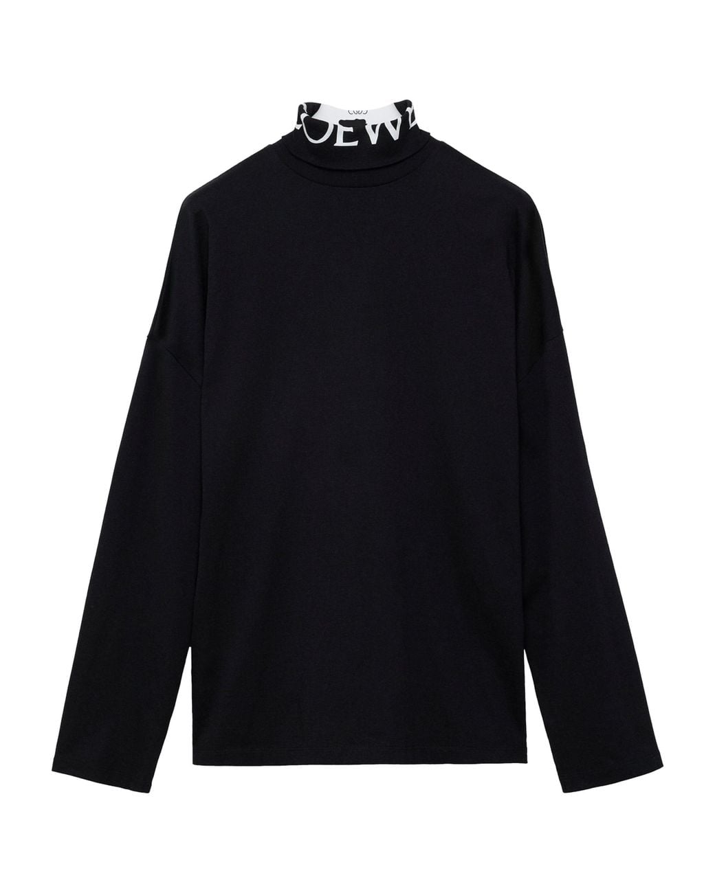 Loewe Blue Rollneck Logo Sweater