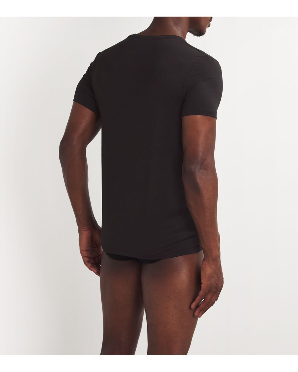 Falke Black Wool-Blend Daily Climawool T-Shirt for men