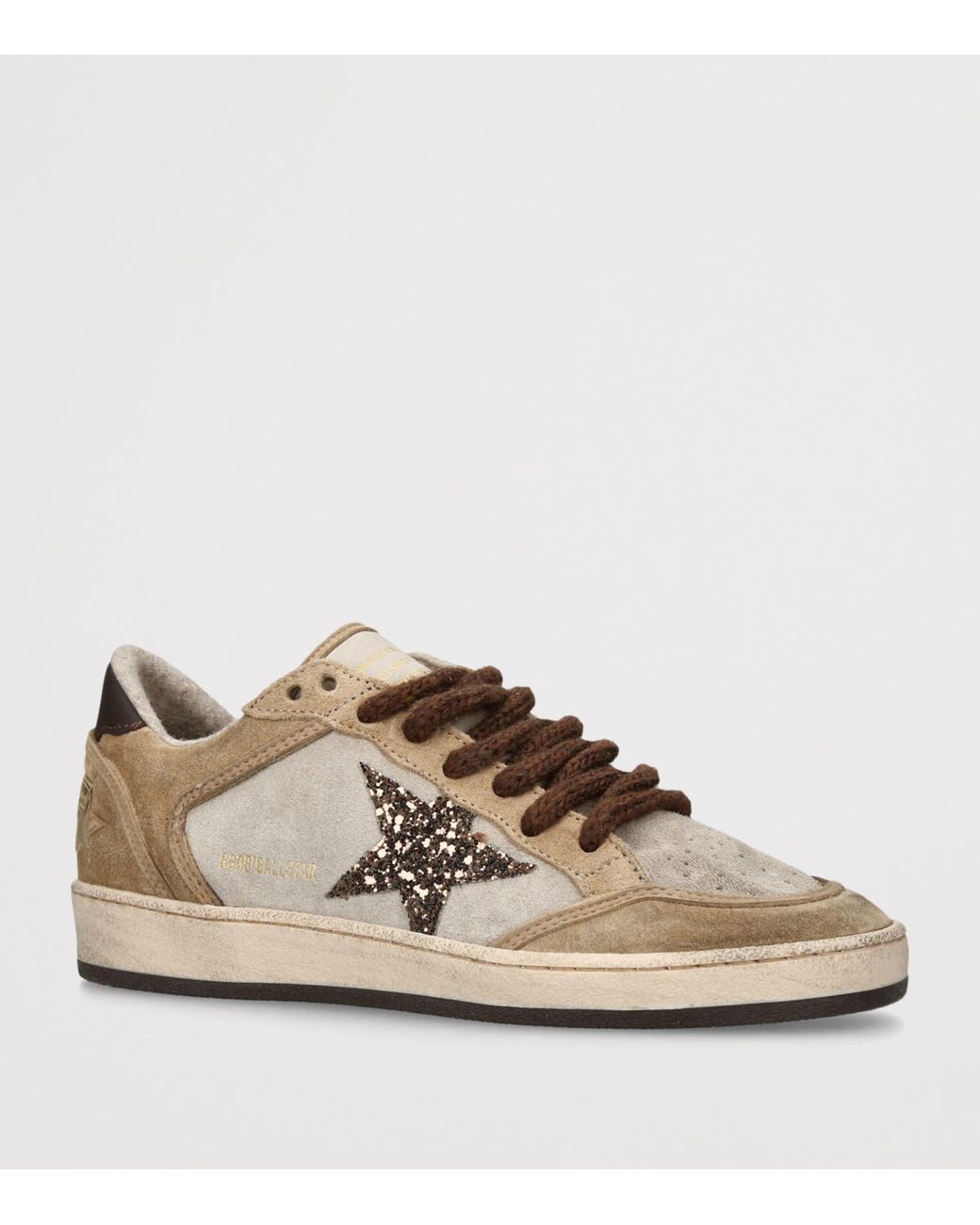 Golden Goose Deluxe Brand Brown Suede Ball Star Sneakers