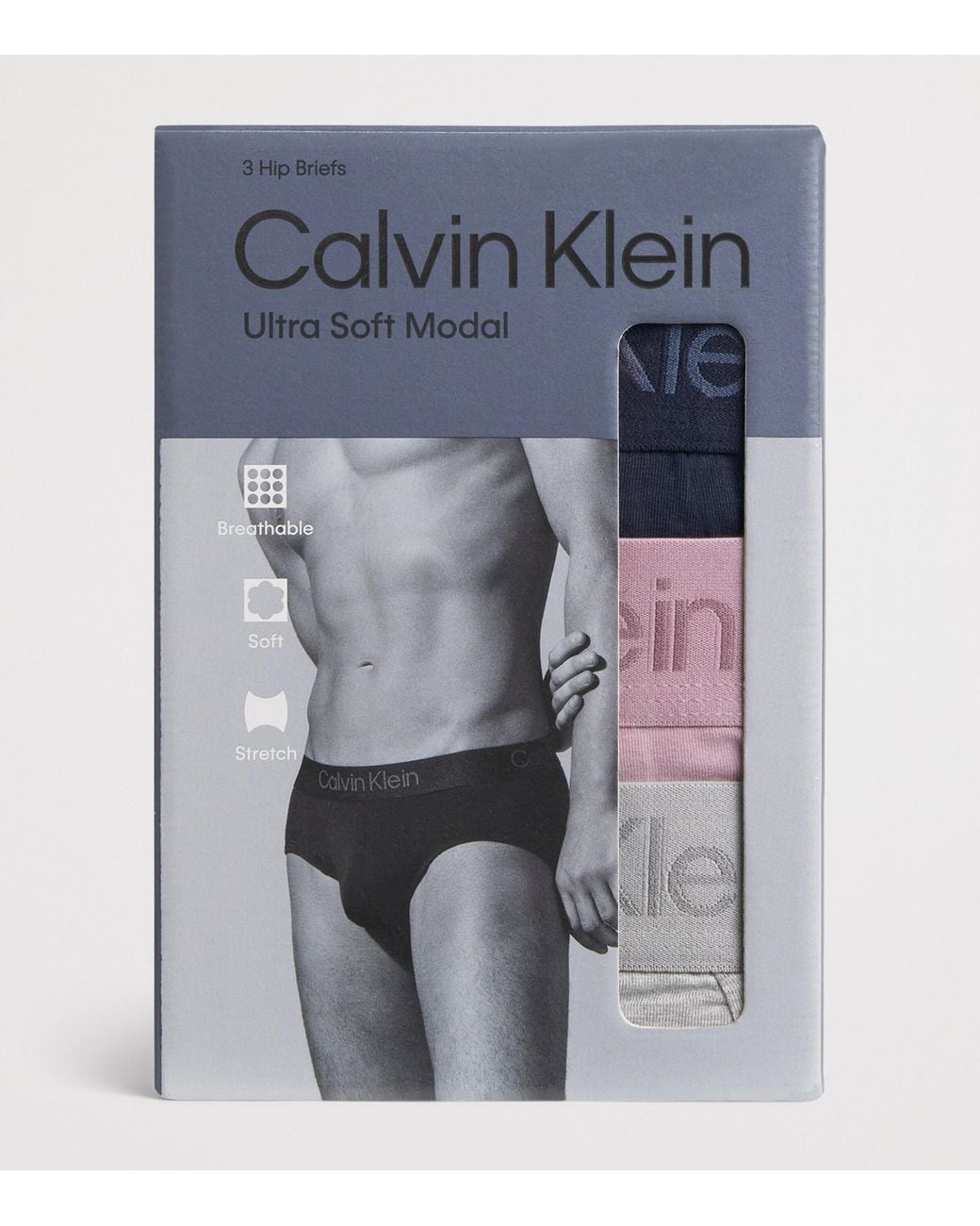 Calvin Klein Blue Ultra Soft Modal Briefs for men