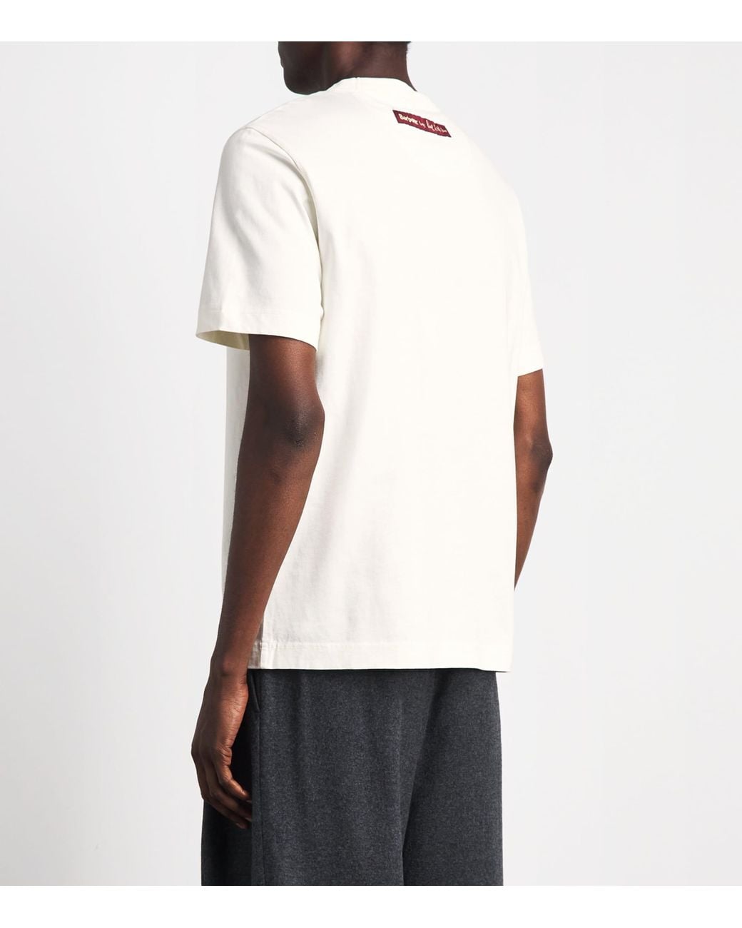 Barbour White X Paul Smith Cotton Tinned T-Shirt for men