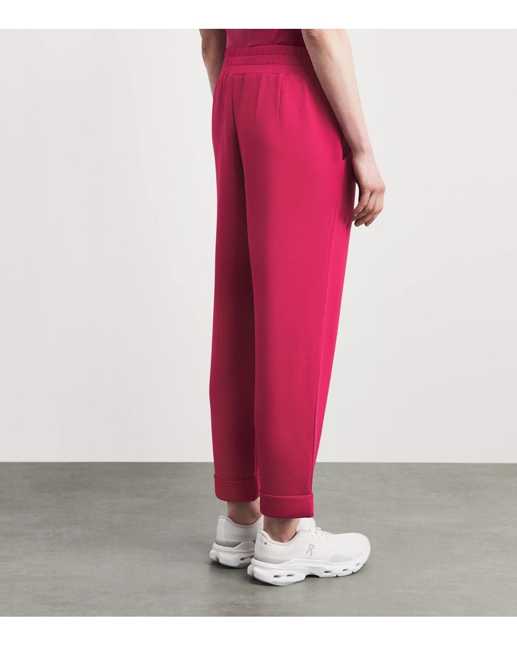 Varley Red The Rolled Cuff Sweatpants