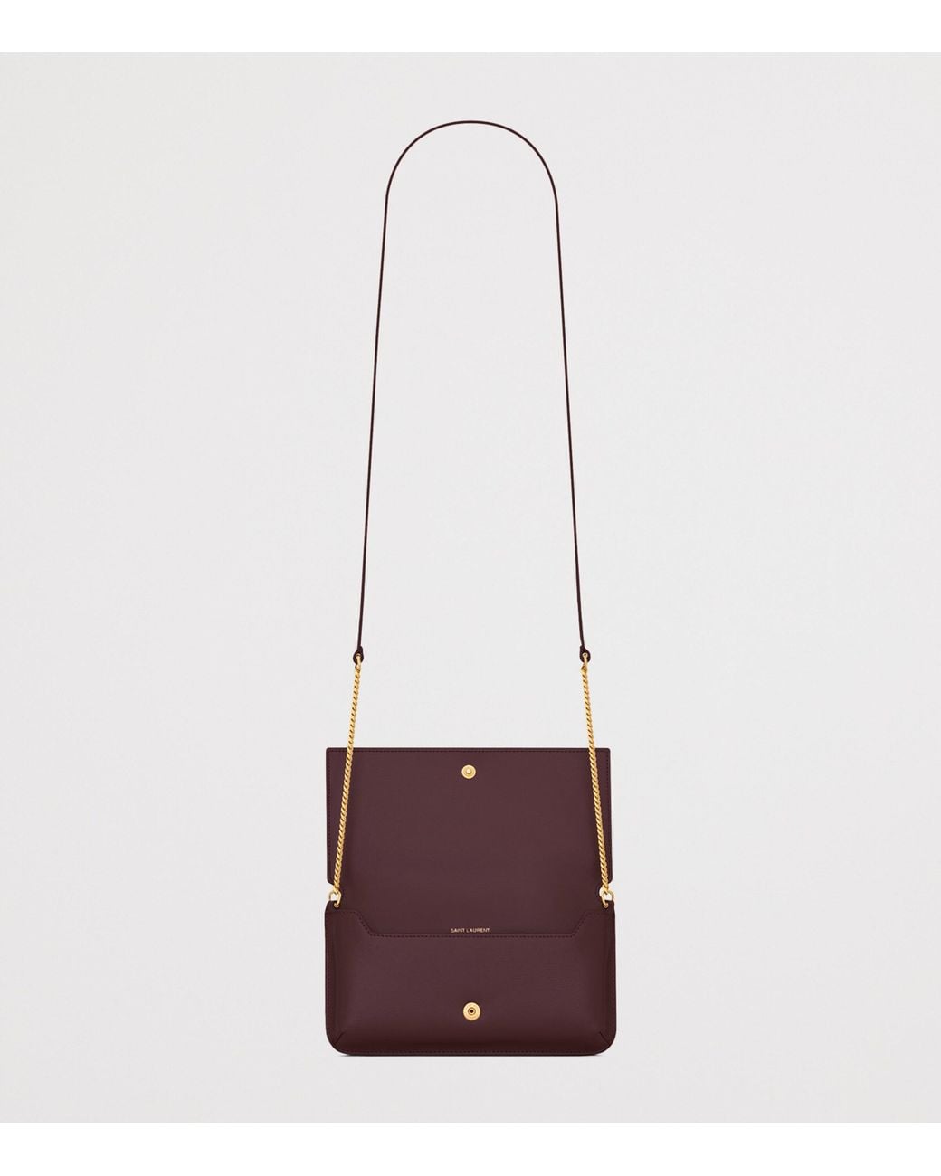 Saint Laurent White Cassandre Phone Holder