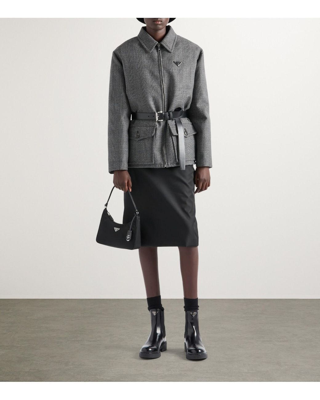 Prada Black Re-Nylon Re-Edition 2005 Shoulder Bag