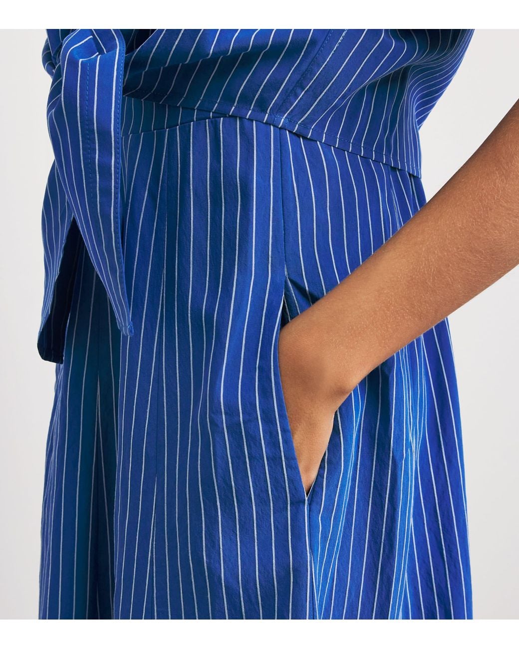 ME+EM Blue 2-In-1 Stripe Maxi Dress And Shirt