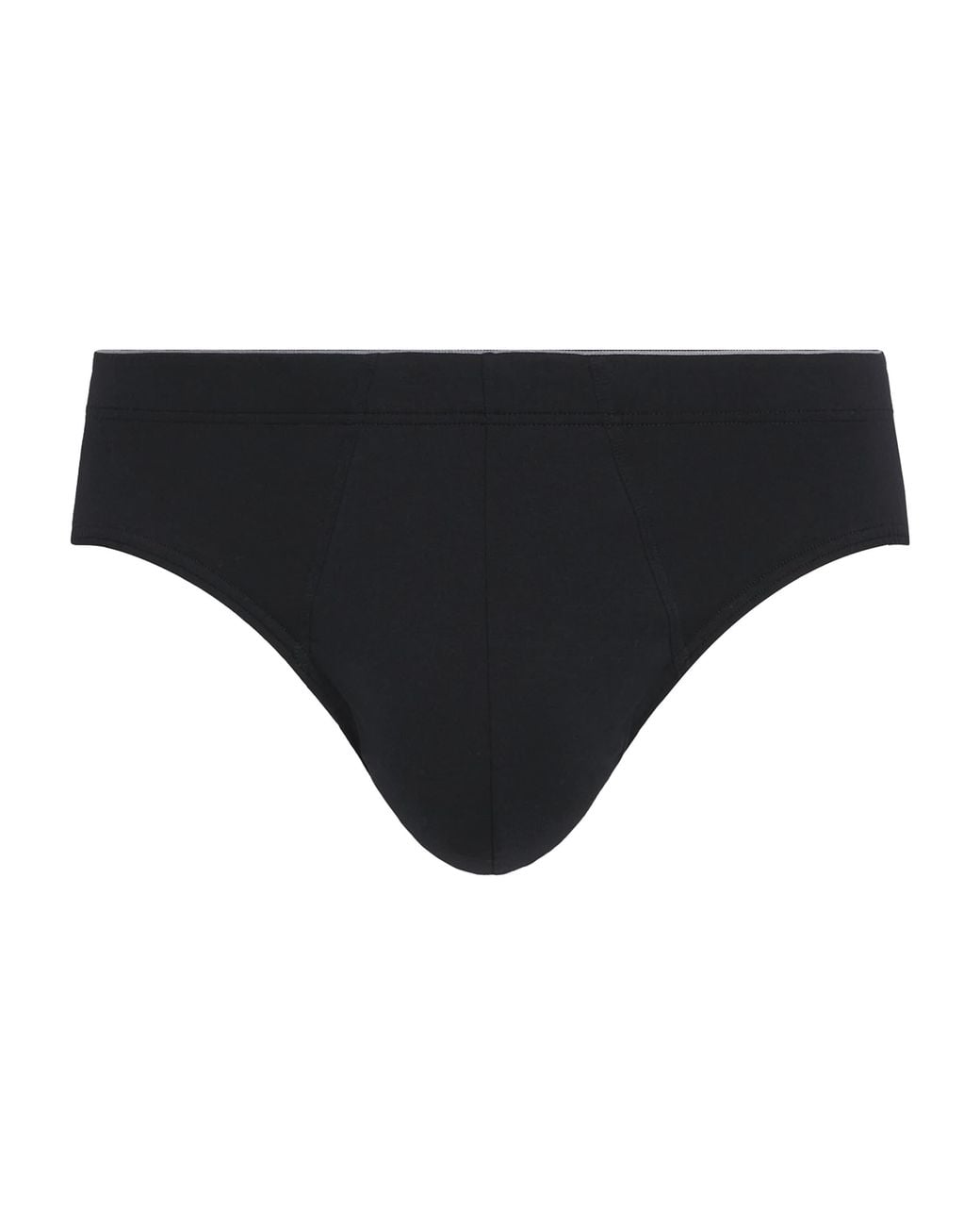 Hanro Black Cotton Superior Briefs for men