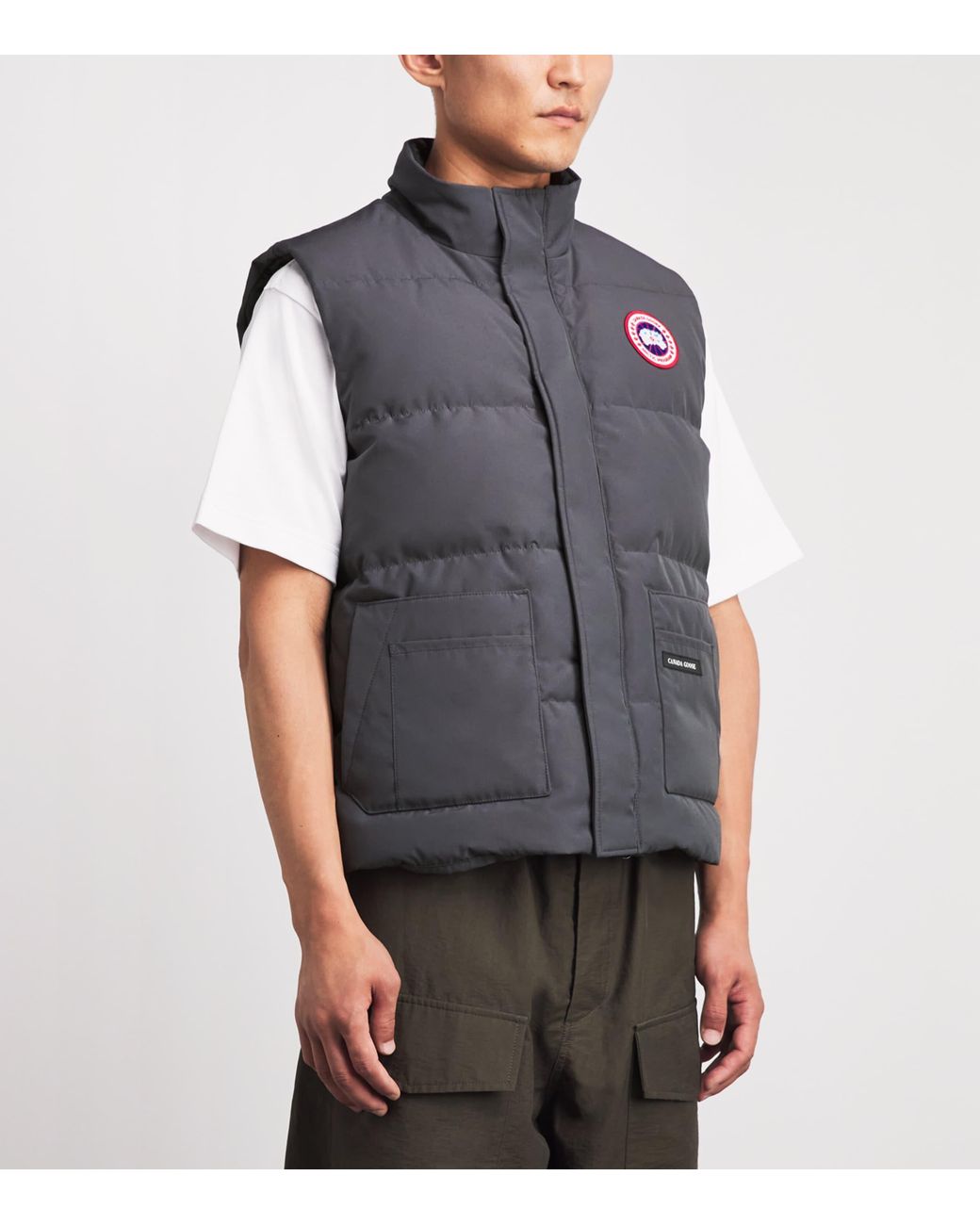 Canada Goose Gray Legacy Freestyle Gilet for men