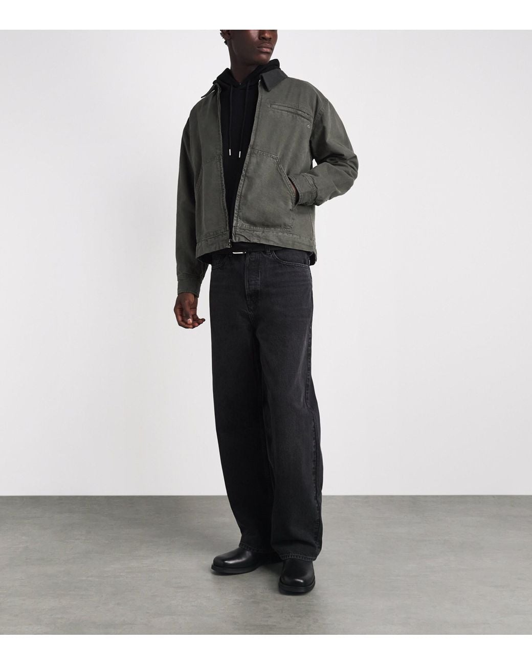 Rag & Bone Gray Workwear Denim Shacket for men