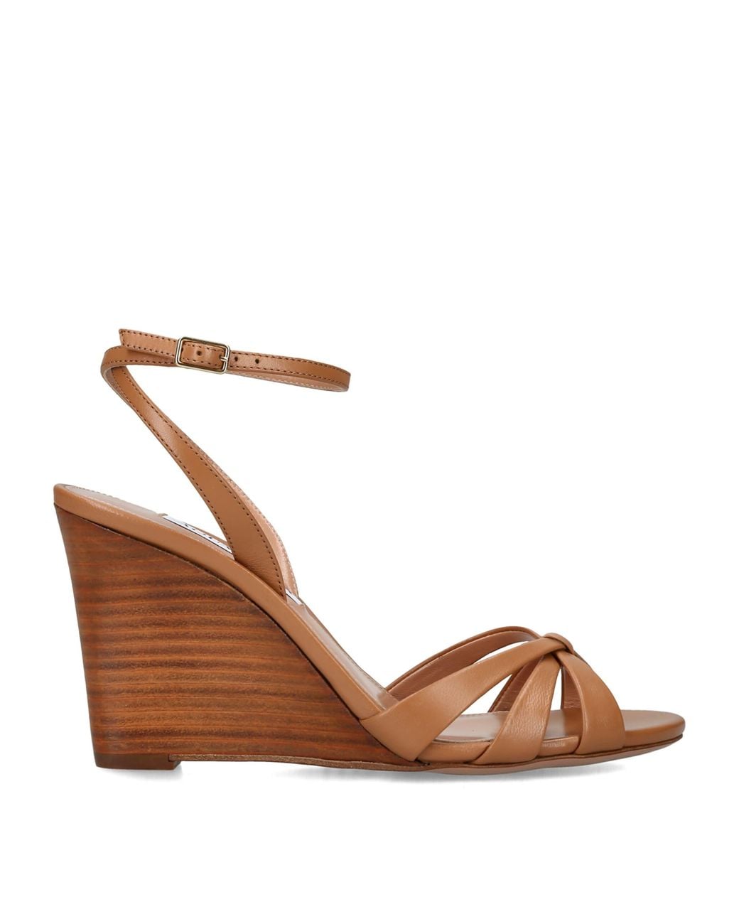 Aquazzura Brown Leather Tati Slingback Sandals 85