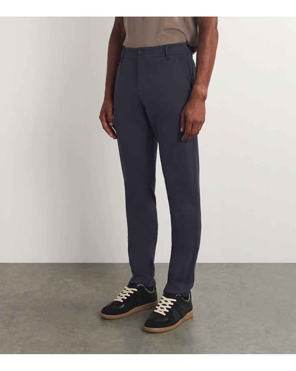 PAIGE Blue Stafford Trousers for men