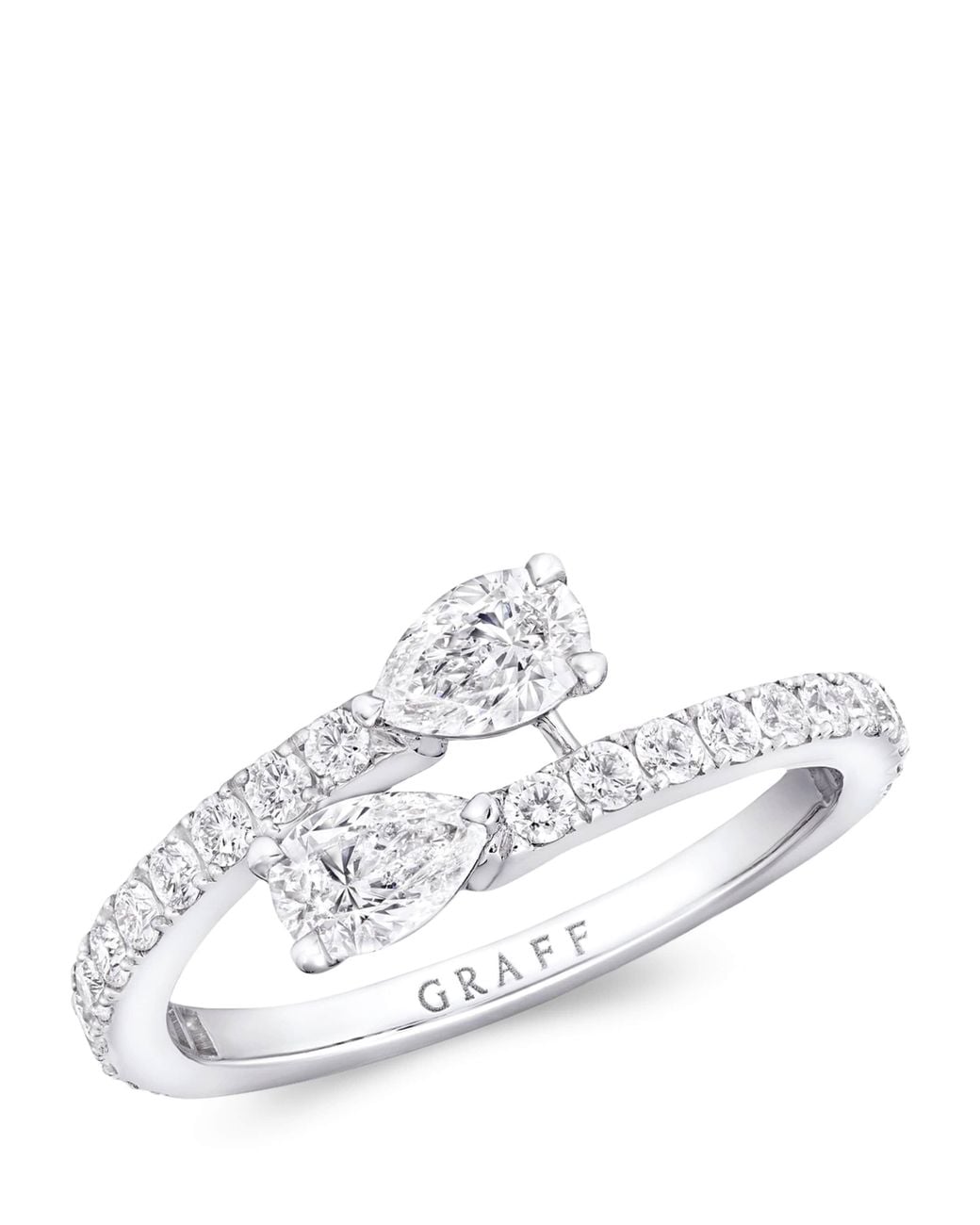 Graff White And Diamond Duet Ring