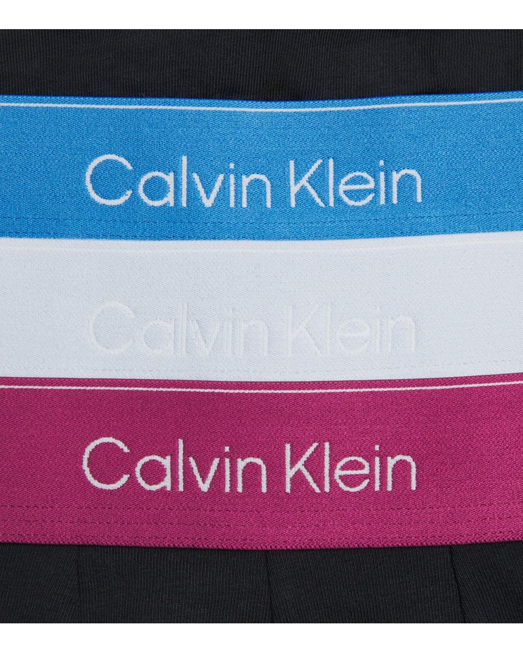 Calvin Klein Blue Stretch-Cotton Relaxed Icon Trunks for men