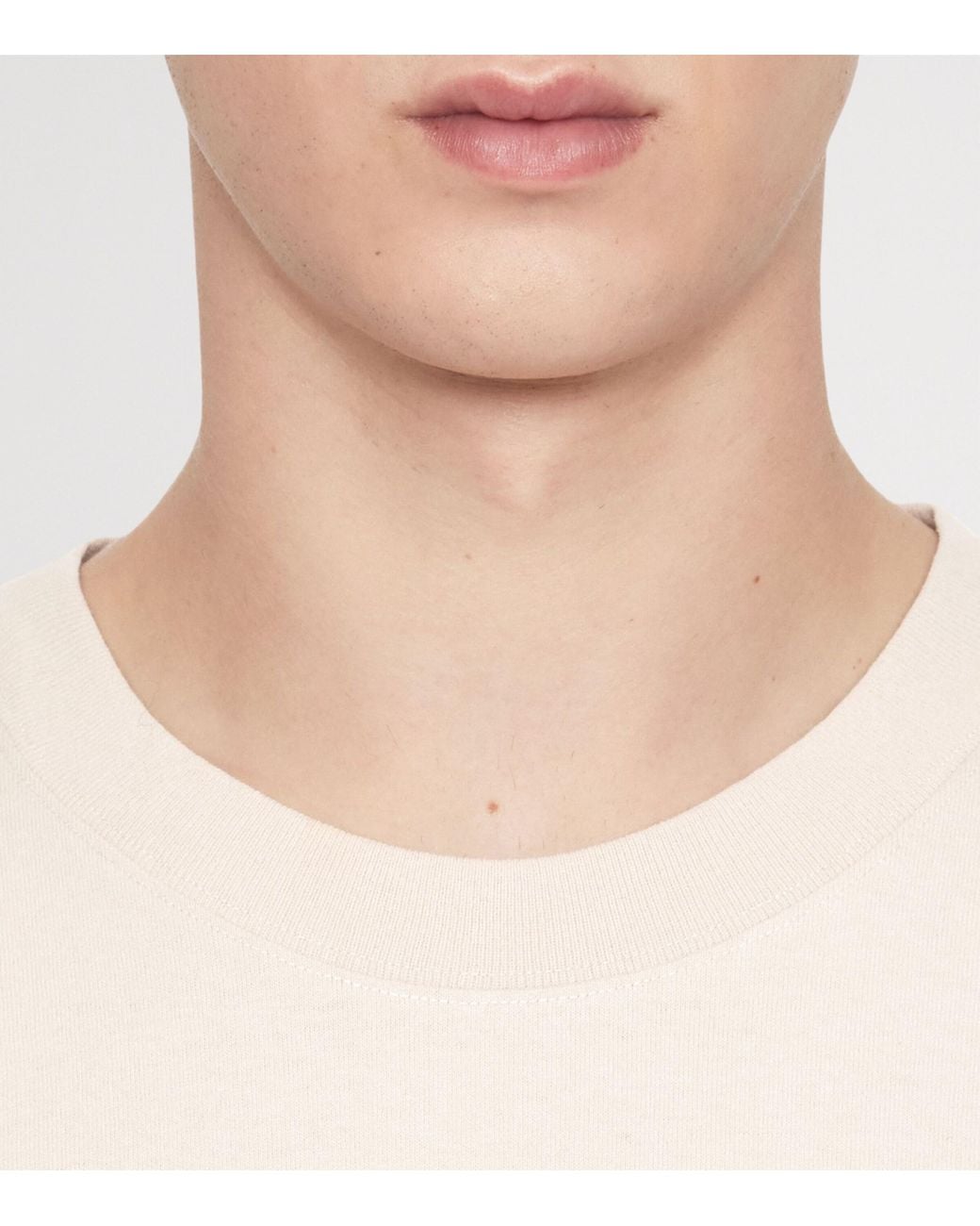 AllSaints White Organic Cotton Roller T-Shirt for men