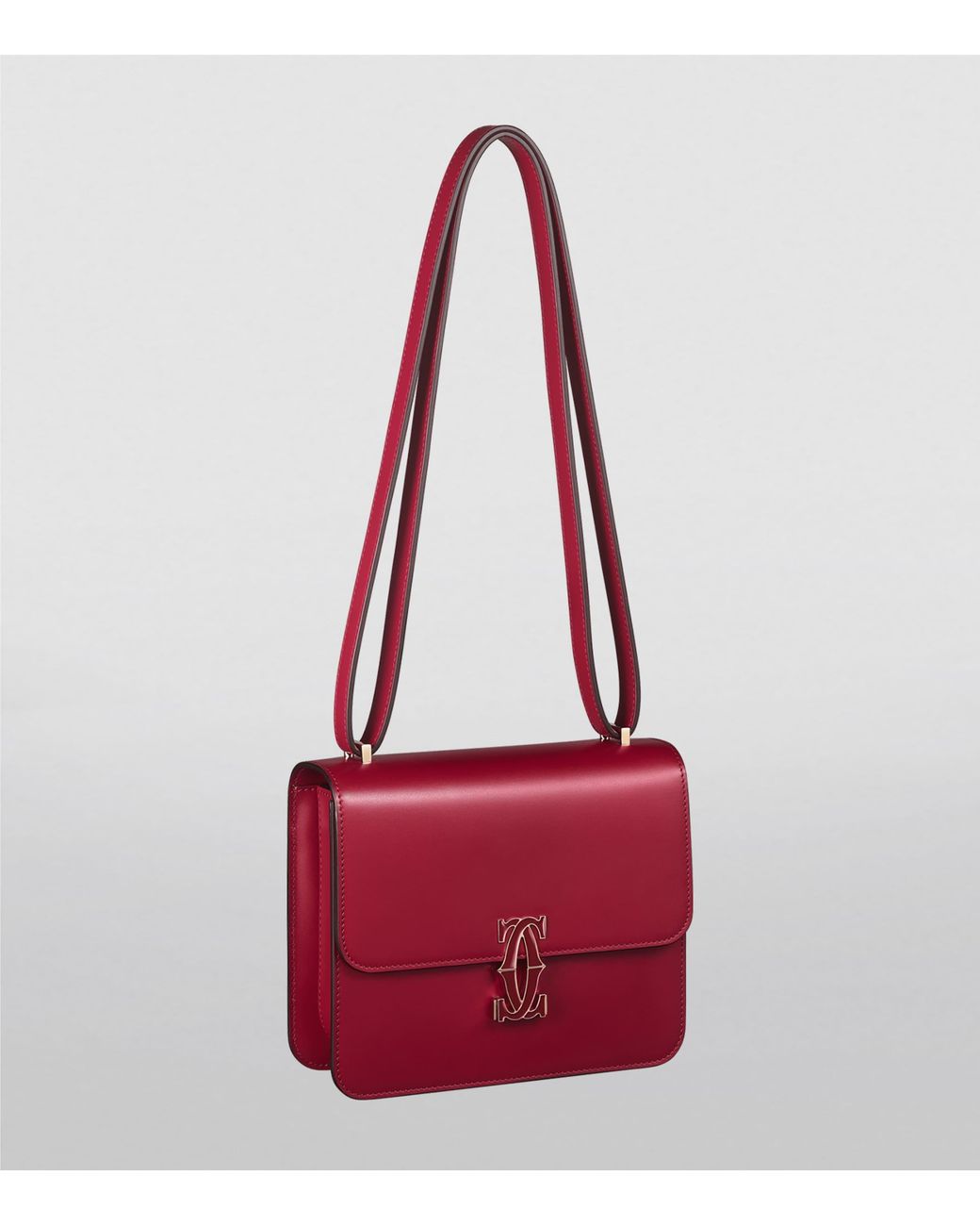 Cartier Red Mini Leather C De Shoulder Bag