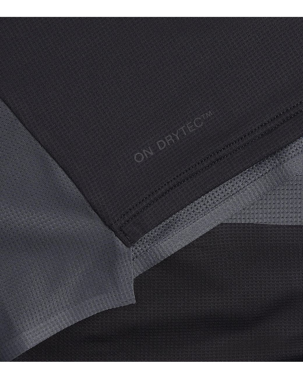 On Shoes Black Performance Running T-Shirt for men