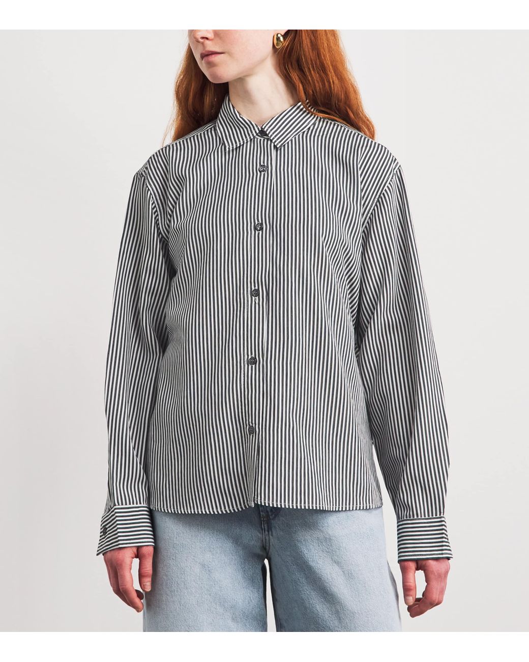 Agolde Gray Theo Denim Shirt