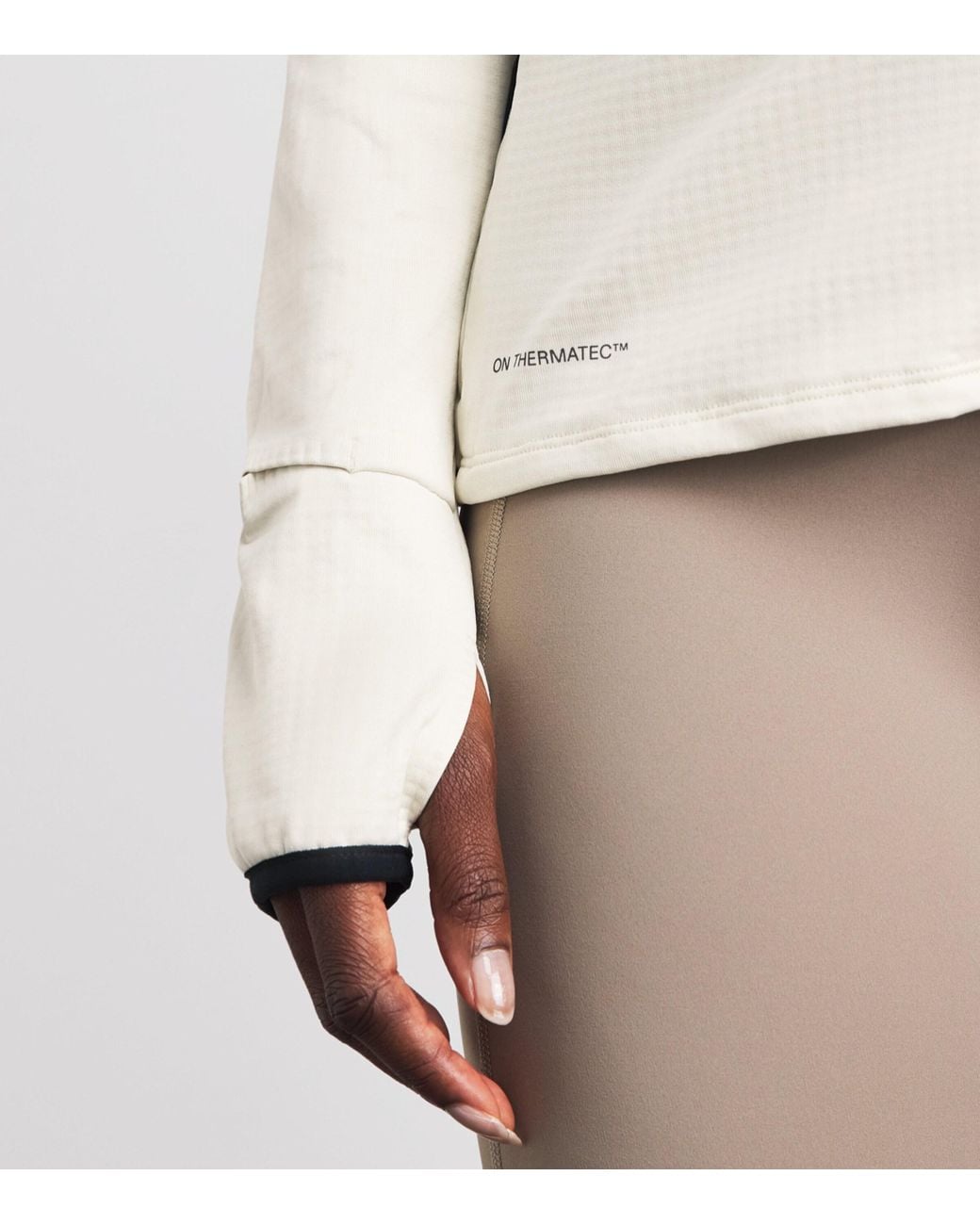 On Shoes White Climate Full-Zip Hoodie