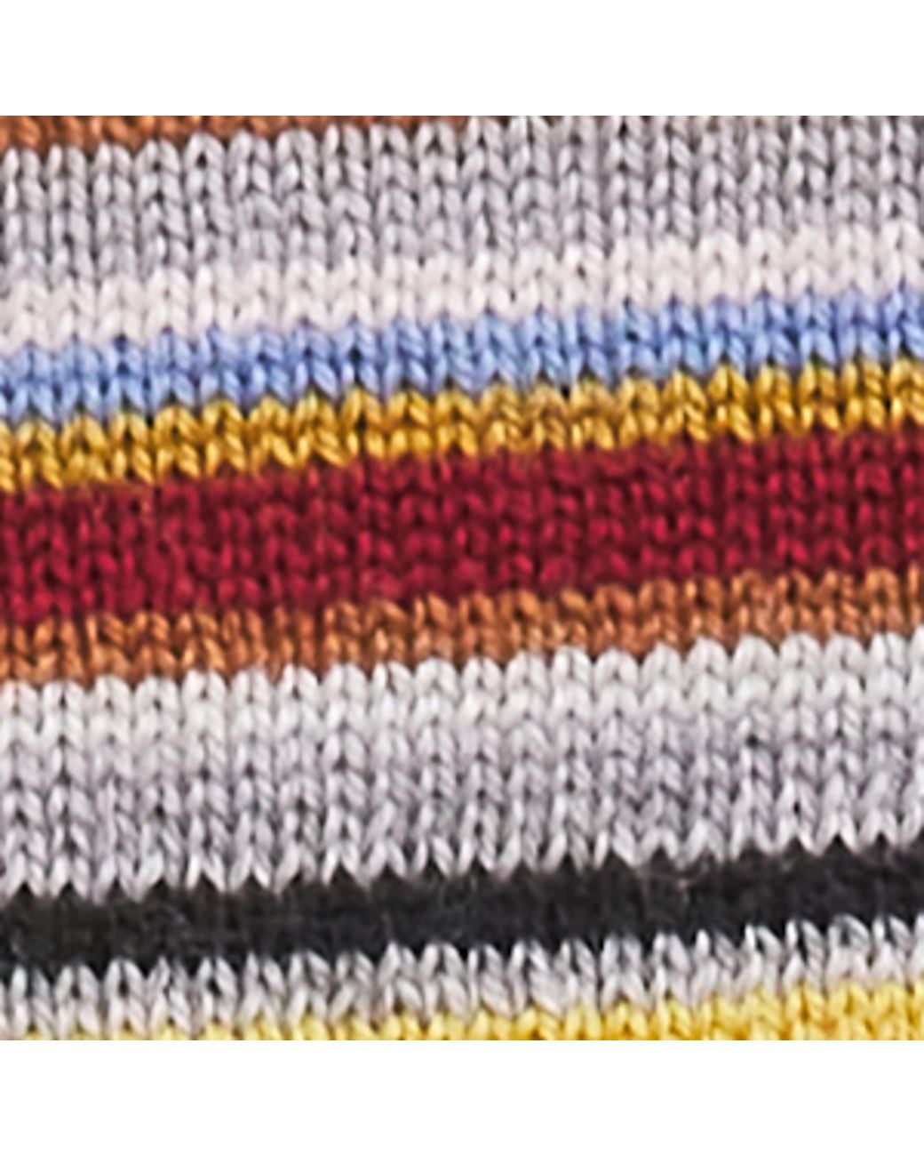 Paul Smith Multicolor Virgin Wool Signature Stripe Scarf for men