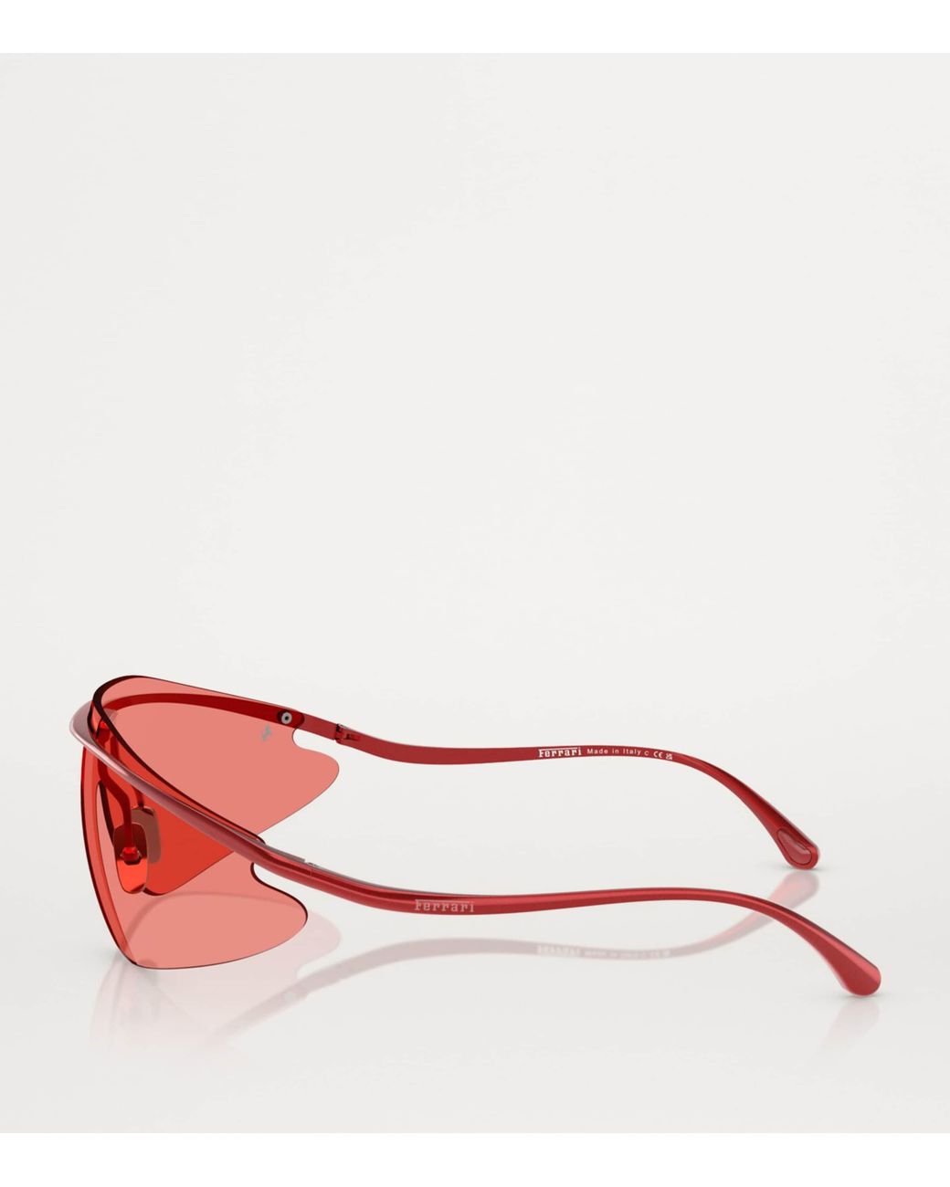 Ferrari Pink Metal Irregular Sunglasses