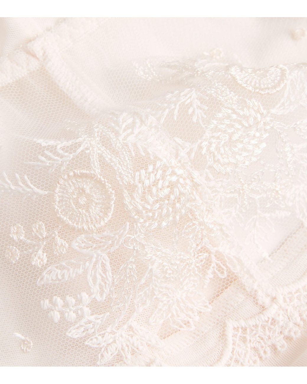 Simone Perele White Lace Intrigue Briefs