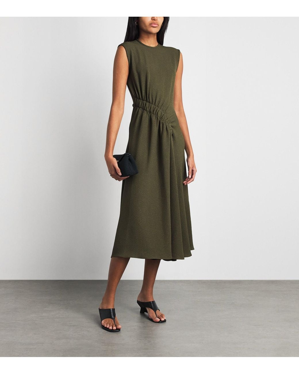 Edeline Lee Green Pina Midi Dress