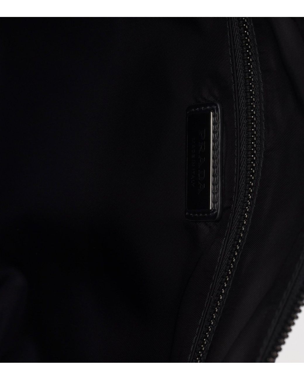 Prada Black Re-Nylon Leather-Trim Explore Messenger Bag for men