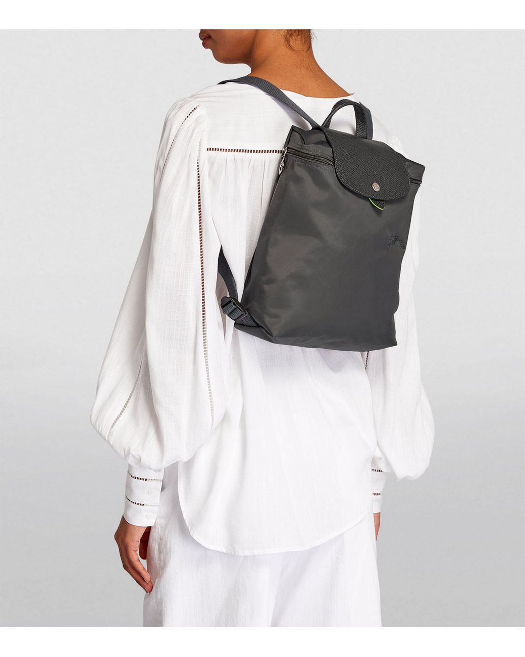 All black longchamp hot sale backpack