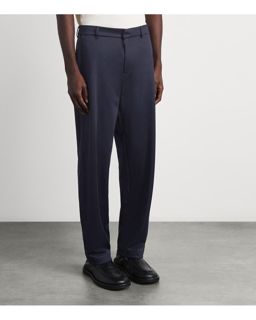 Fred Perry Blue Woven Tape Track Sweatpants for men