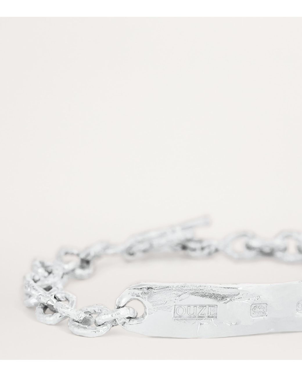 The Ouze White Sterling Hallmark Bracelet for men