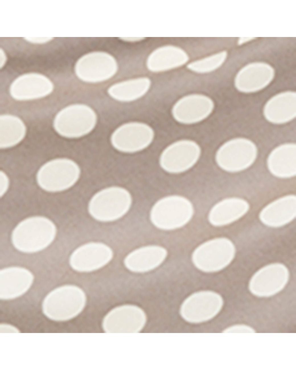 Alaïa Natural Gathered Polka-Dot Maxi Skirt