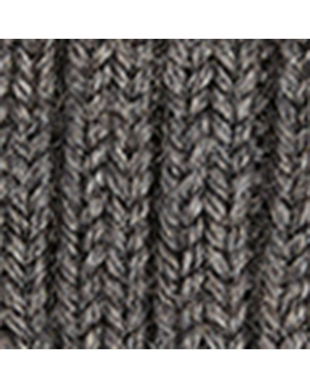 Falke Gray Striggings Ribbed Socks