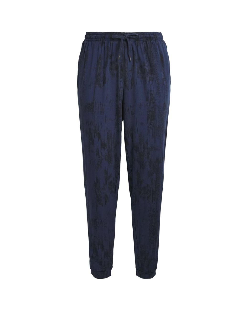 Derek Rose Blue Printed London Lounge Trousers for men