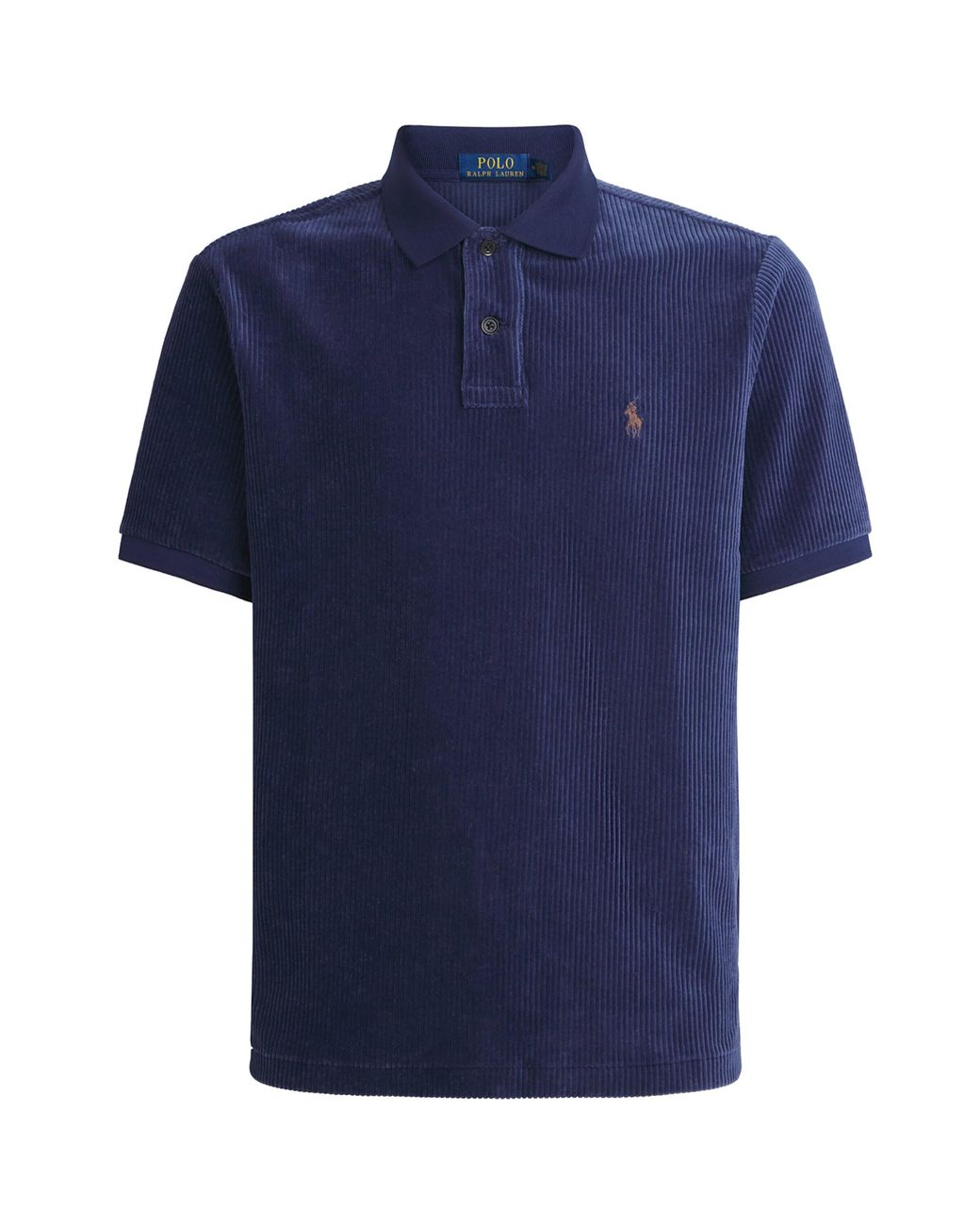 Polo Ralph Lauren Blue Corduroy Polo Pony Polo Shirt for men